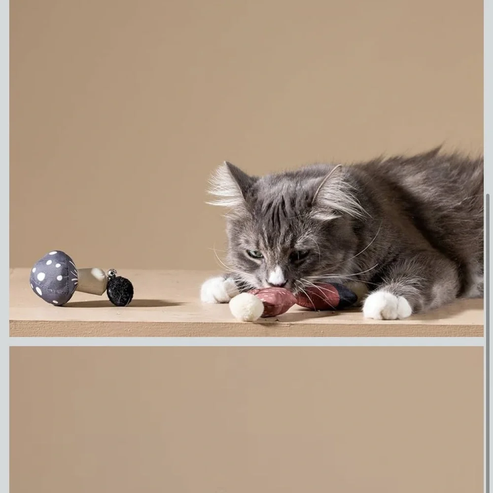 Fringe Studio Forest Finds Cat Toy Mini Sets of 3, PetShop Collection, NWT